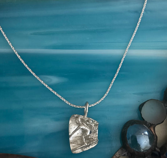 Sterling Silver Charm & Chain Necklace
